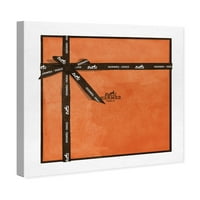 Wynwood Studio Mase and Glam Wall Art Canvas отпечатоци „Совршен животен стил на портокал“ - портокалова, црна боја