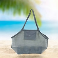 -Куука торба со плажа Дополнителни вреќи со плажа и тота тота ранец играчки крпи песок за да се одржат играчки на плажа деца