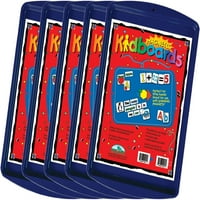 Магнети за учење на Крик, совршен подарок за деца, сина табла со 5 пакувања, шарени, издржливи и совршено големина, 9 13
