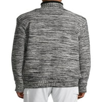 Американски бод за машки фау Шерпа линија Zip-up џемпер, големини S-XXL