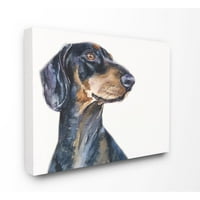 Sumbel Industries Dachshund Dog Pet Animal Animal Awater Safteror Saftical Safting Canvas wallидна уметност од Georgeорџ Дијахенко
