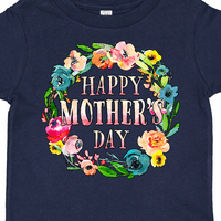 Инктастична среќна мајка за ден- цвеќиња подароци за дете или маица за девојчиња за деца