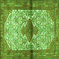 Ахгли Компанија Затворен Круг Персиски Зелен Традиционален Простор Килими, 4 ' Круг