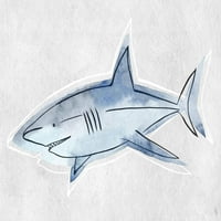 Мармонт Хил Големата ајкула платна wallидна уметност