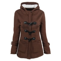 Jyeity мода нови пристигнувања копчиња за рогови во боја кардиган подложен капут јакна за палто со палто Фленел јакна жени редизирање