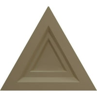 Ekena Millwork 19 W 5 8 H 1 8 P триаголник тавански медалјон, рачно насликана Американа