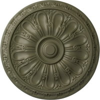 Екена Милк 3 4 ОД 5 8 П Кирке таванот Медалјон, рачно насликан Спартан камен