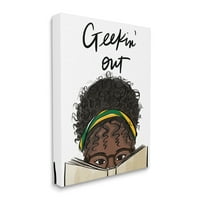 Студената индустрија geekin 'out frashter kide Chisping Book, 20, дизајнирана од Ана Квач