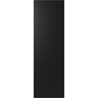 Ekena Millwork 15 W 32 H TRUE FIT PVC Diagonal Slat модерен стил фиксирани монтирани ролетни, црна